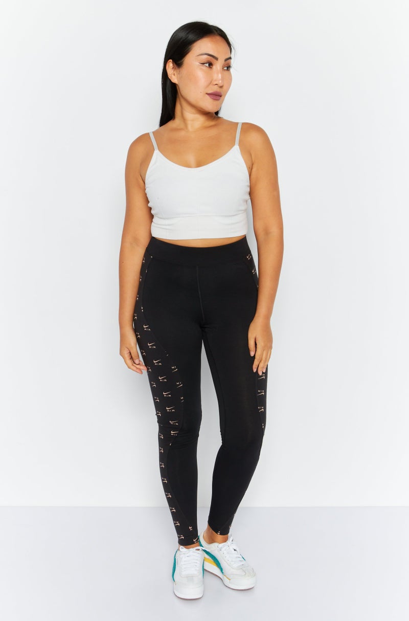 Nike سراويل رياضية نسائية للياقة البدنية، سوداء - Image 2